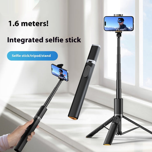 Mobile Bluetooth Live Streaming Integrated Stand Selfie Stick