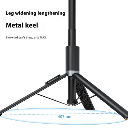 Mobile Bluetooth Live Streaming Integrated Stand Selfie Stick